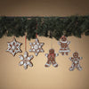 4"H Clay Dough Holiday Gingerbread Ornament- Assorted