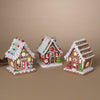 6.5"H B/O Lighted Clay Dough Gingerbread House
