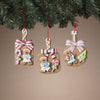 5"H Clay Dough Holiday Gingerbread Ornament- Assorted