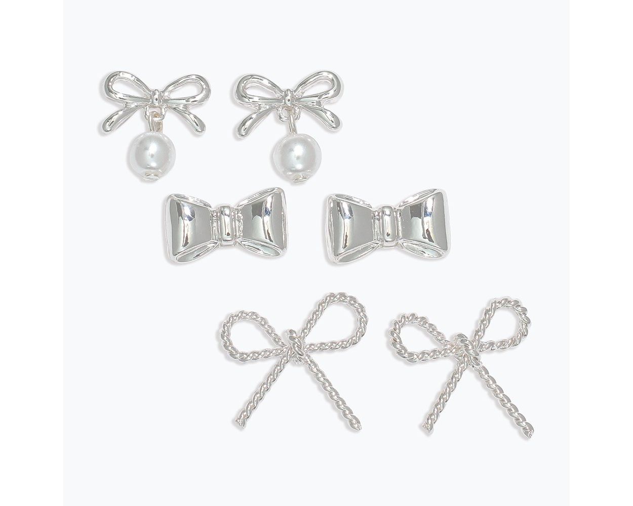 Silver Bow Trio | Crown and Iris display picture 3