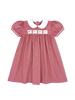 Lullaby Set- Ruth Ribbon Dress Ridgeland Red Mini Gingham