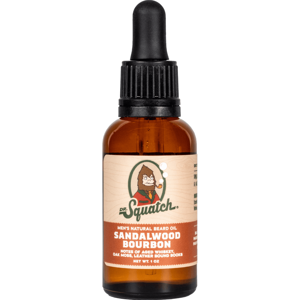 Sandalwood Bourbon Mens Natural Beard Oil