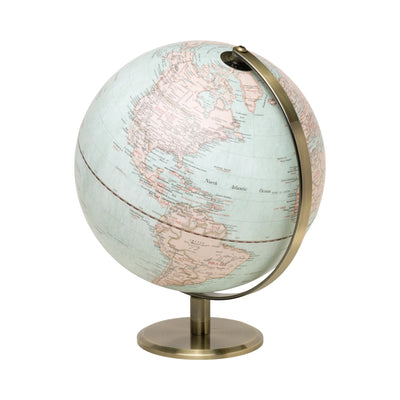 10" Vintage World Globe Light