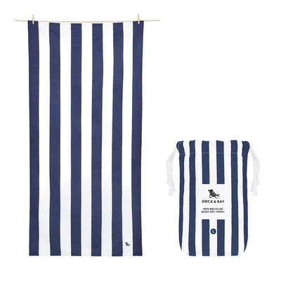 Dock & Bay Quick Dry XL Towels- Cabana- Various Prints