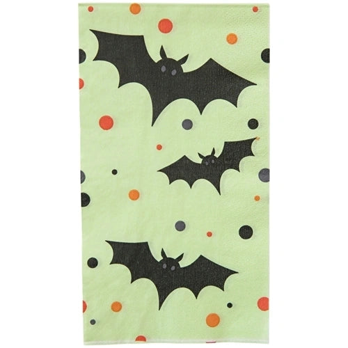 Batty Night Glow Guest Towels 16ct