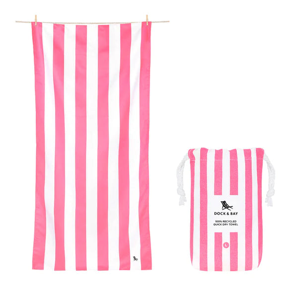 Dock & Bay Quick Dry XL Towels- Cabana- Various Prints