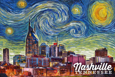 Lantern Press Artwork - Nashville, Tennessee