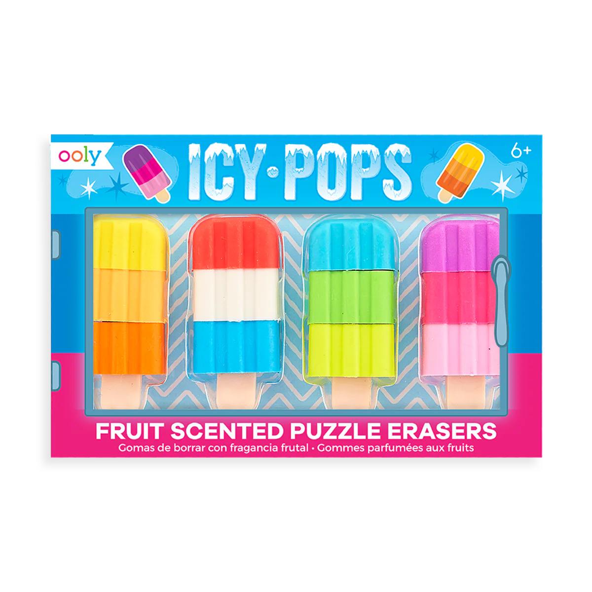 Icy Pop Scented Puzzle Erasers