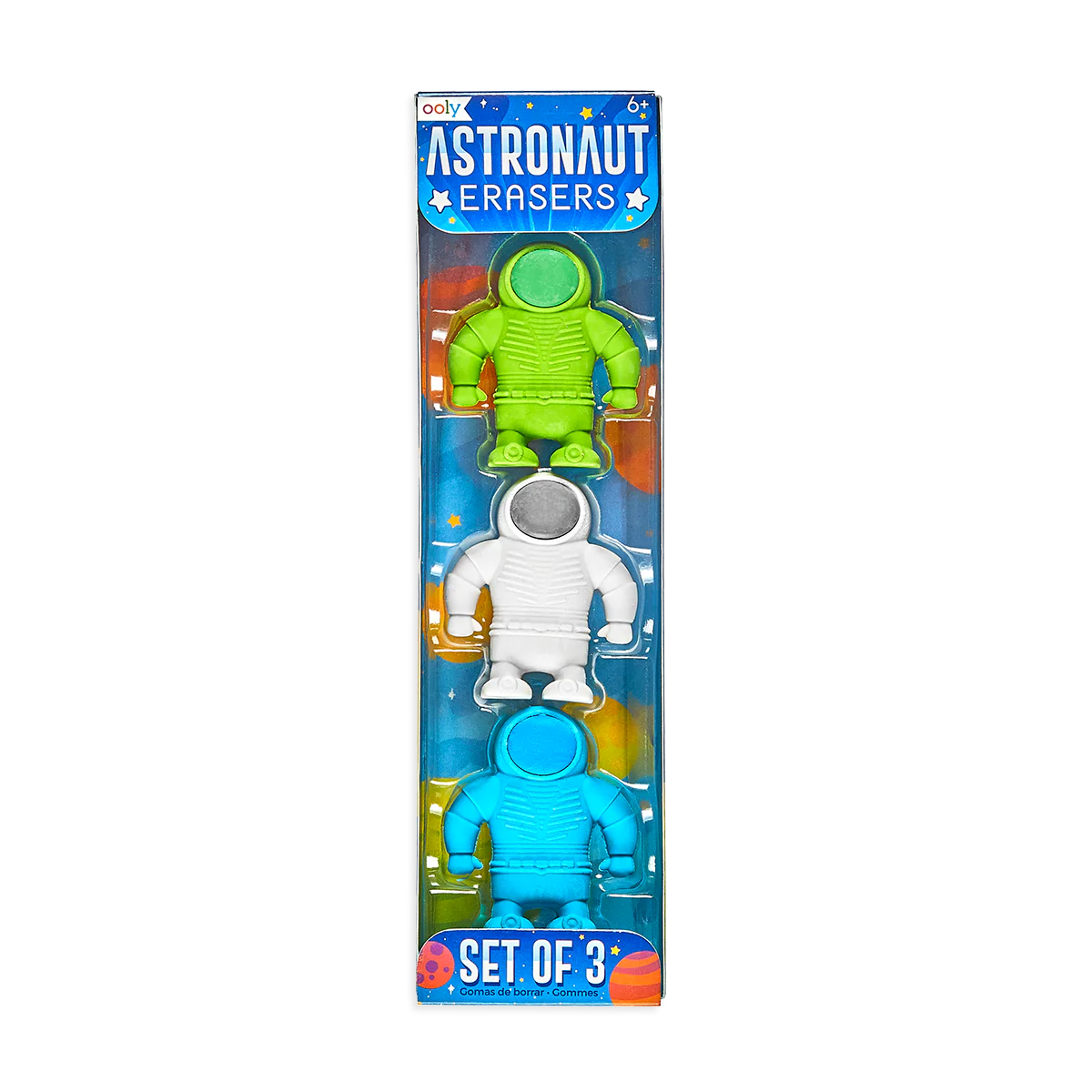 Astronaut Erasers- Set of 3