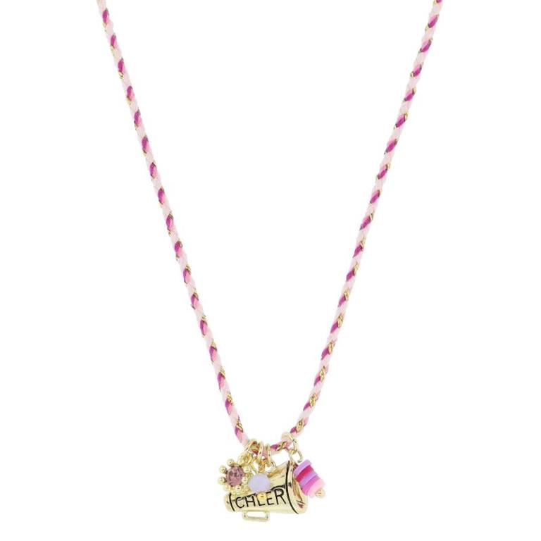 Kids 14" Charm Cluster Necklace - Assorted