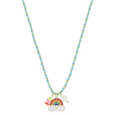 Kids 14" Charm Cluster Necklace - Assorted
