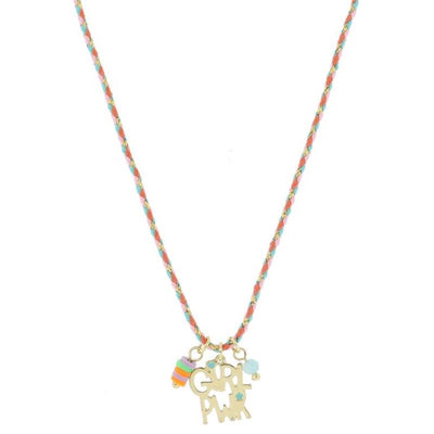 Kids 14" Charm Cluster Necklace - Assorted