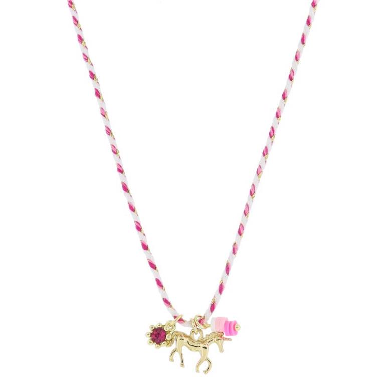 Kids 14" Charm Cluster Necklace - Assorted