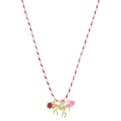 Kids 14" Charm Cluster Necklace - Assorted