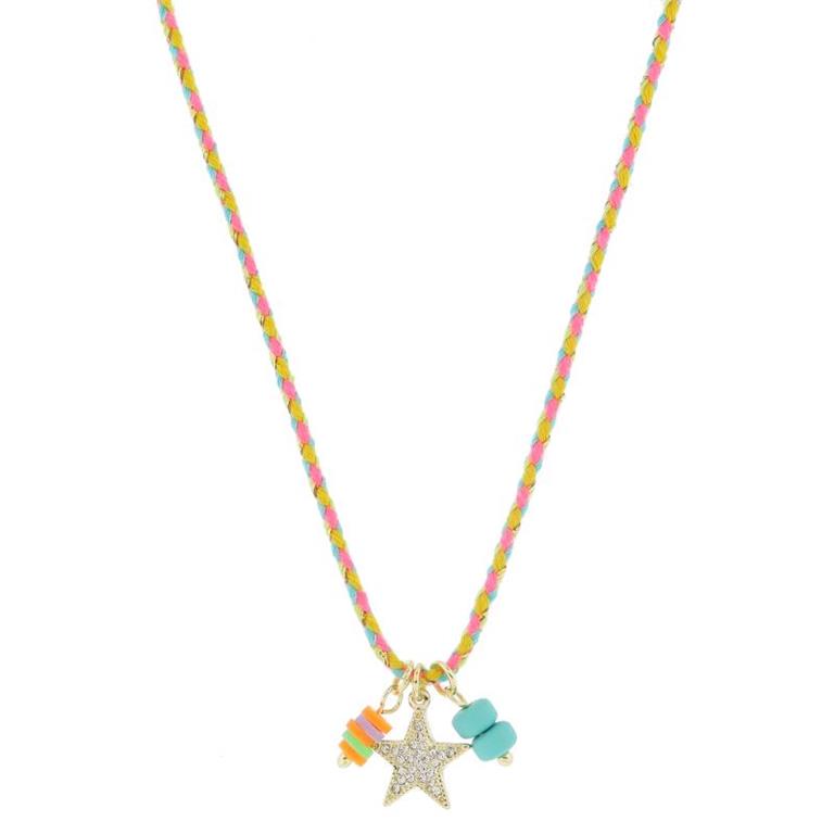 Kids 14" Charm Cluster Necklace - Assorted