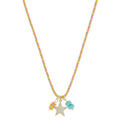 Kids 14" Charm Cluster Necklace - Assorted