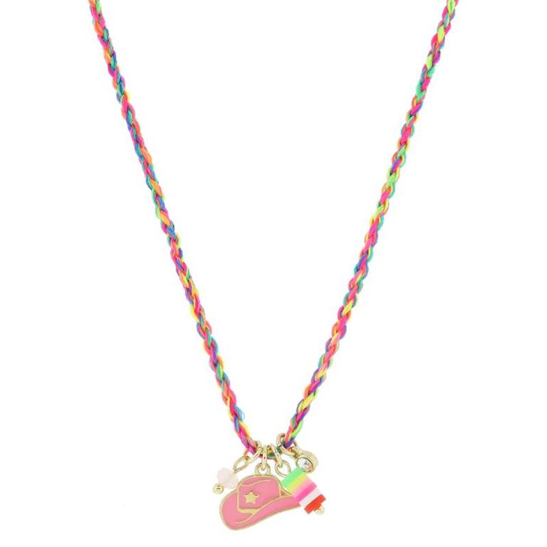 Kids 14" Charm Cluster Necklace - Assorted