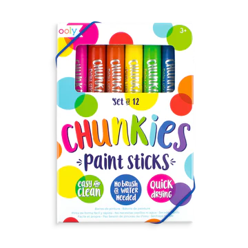 Chunkies Paint Sticks- Classic Colors- Set of 12