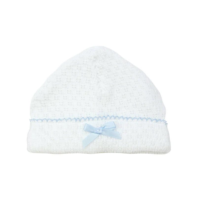 Paty #126 White Saylor Cap w/ Bow
