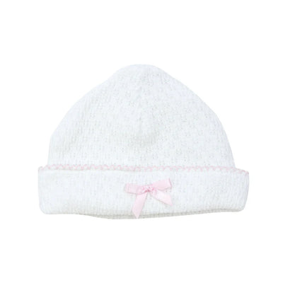 Paty #126 White Saylor Cap w/ Bow