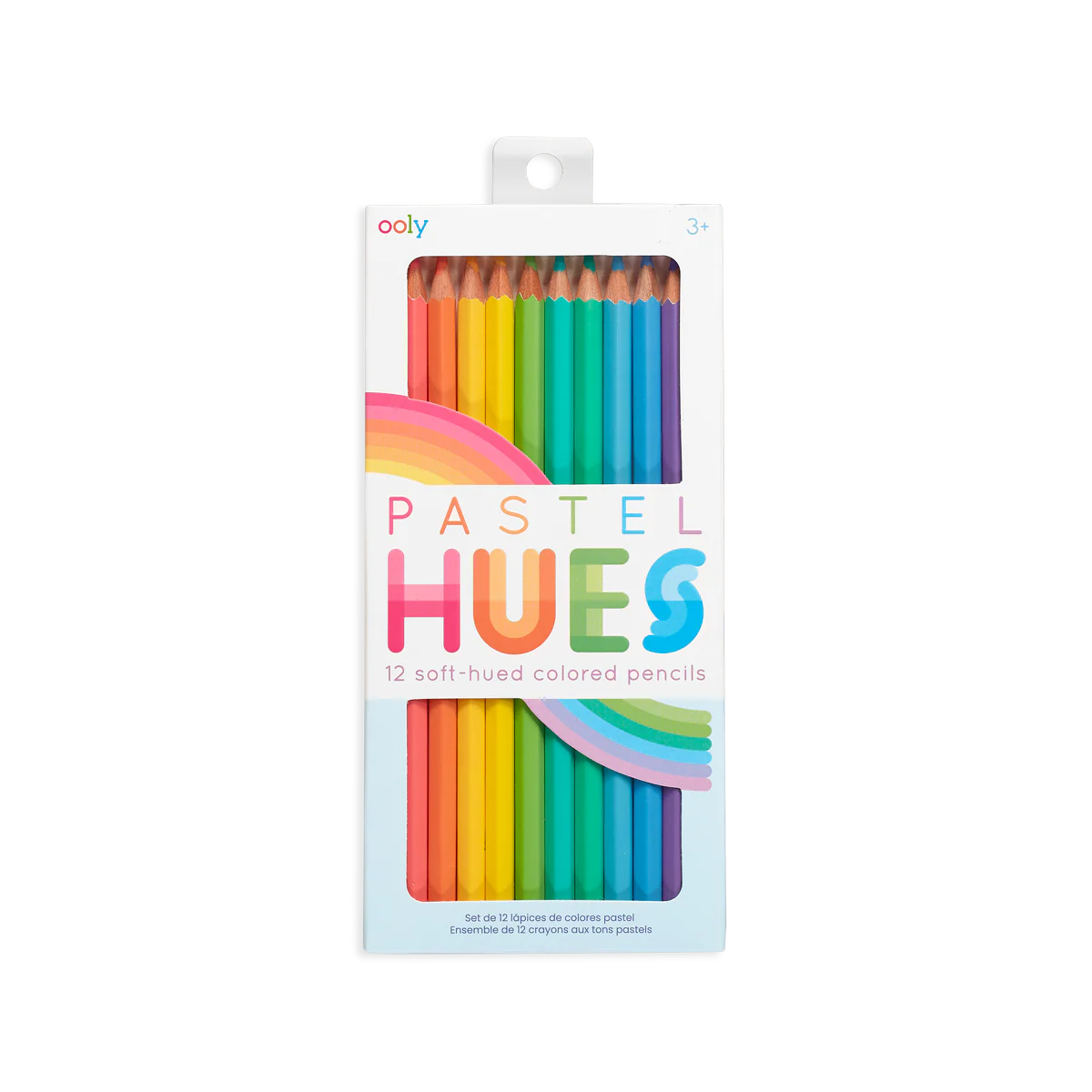 Pastel Hues Colored Pencils Set of 12