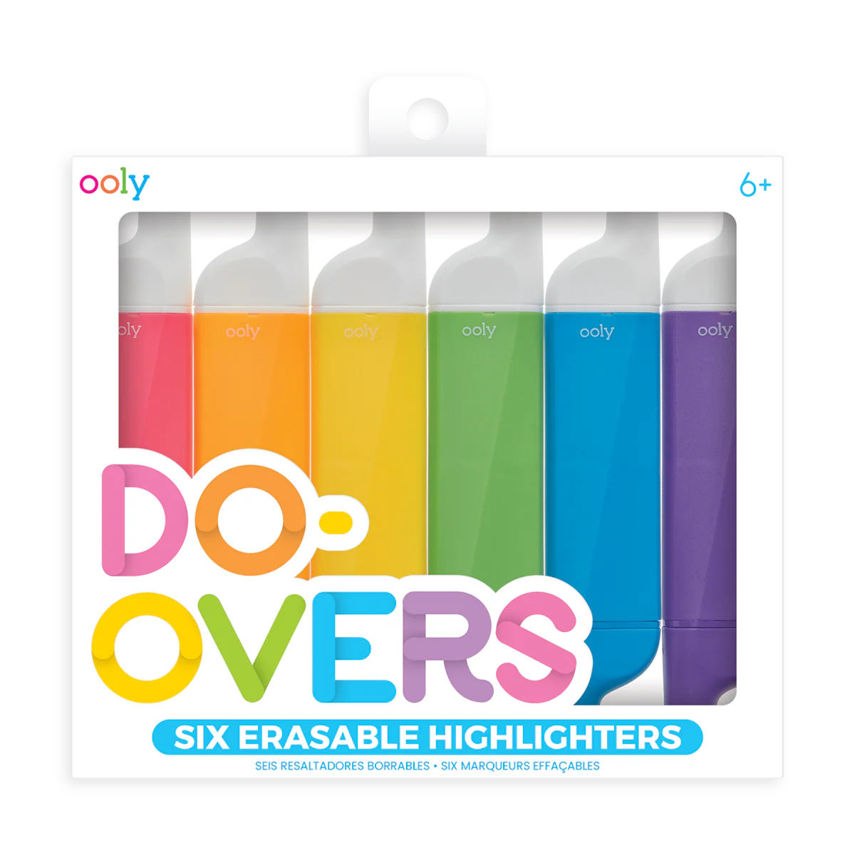 Do-Overs Erasable Highlighters- Set of 6