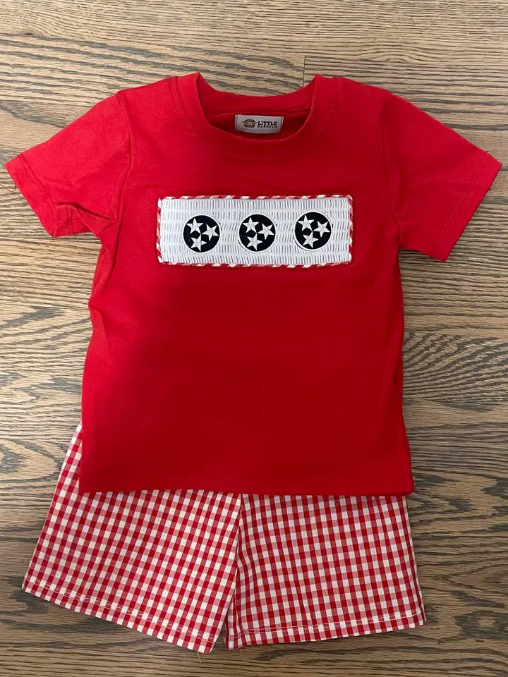 Tennessee Tri Star Socked Boys Short Set