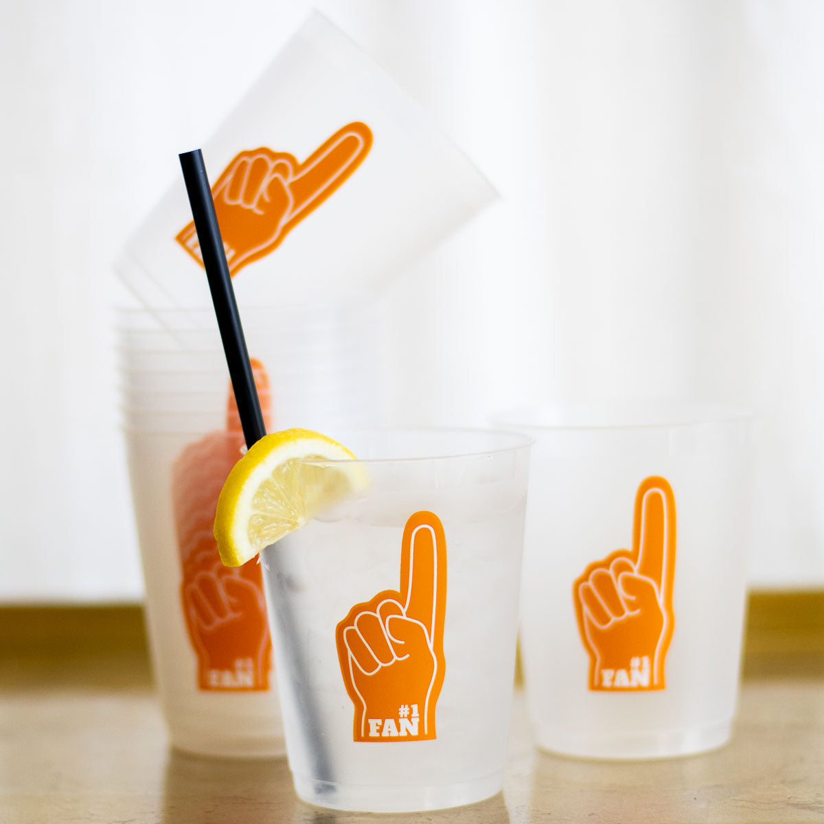 #1 Fan UT Party Cups Set of 10