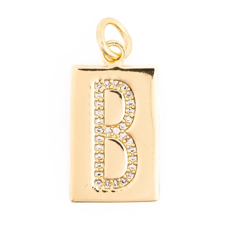 Christine Bracelet Initial Charm - Assorted