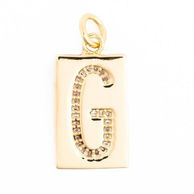 Christine Bracelet Initial Charm - Assorted