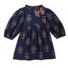 Navy Floral Dress