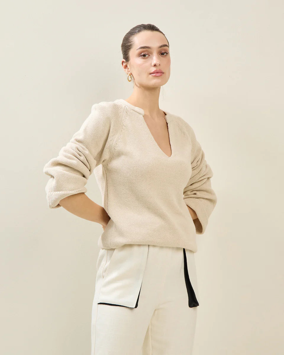 V-neck Basic Sweater