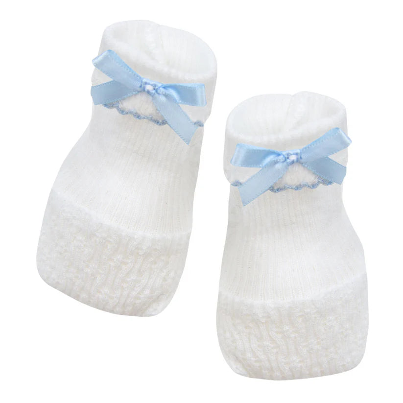 Paty #158 Booties with Bow- Assorted