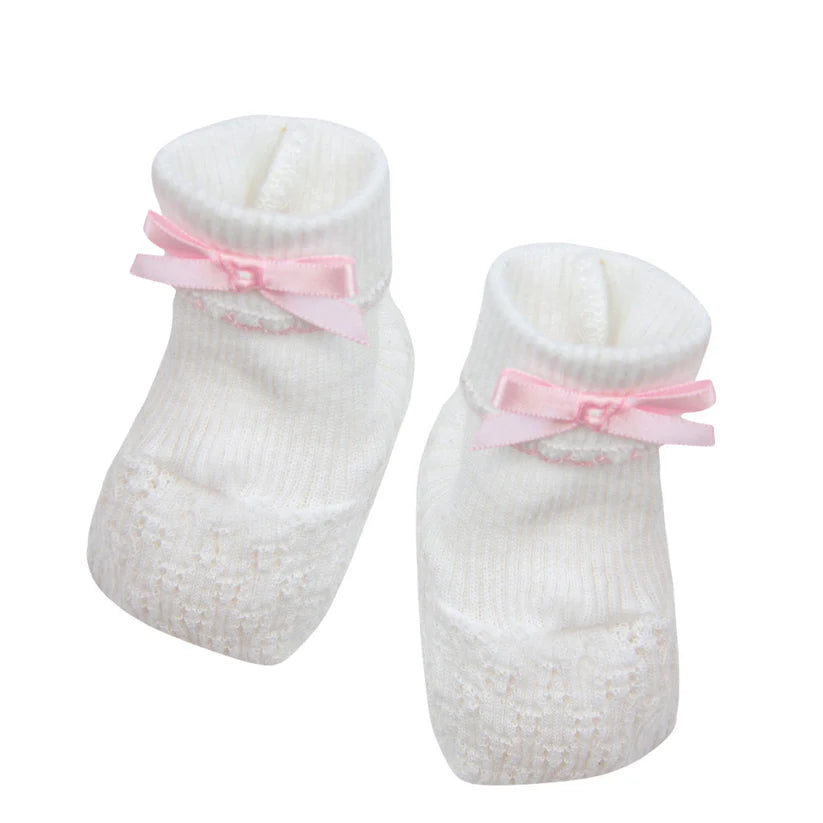 Paty #158 Booties with Bow- Assorted
