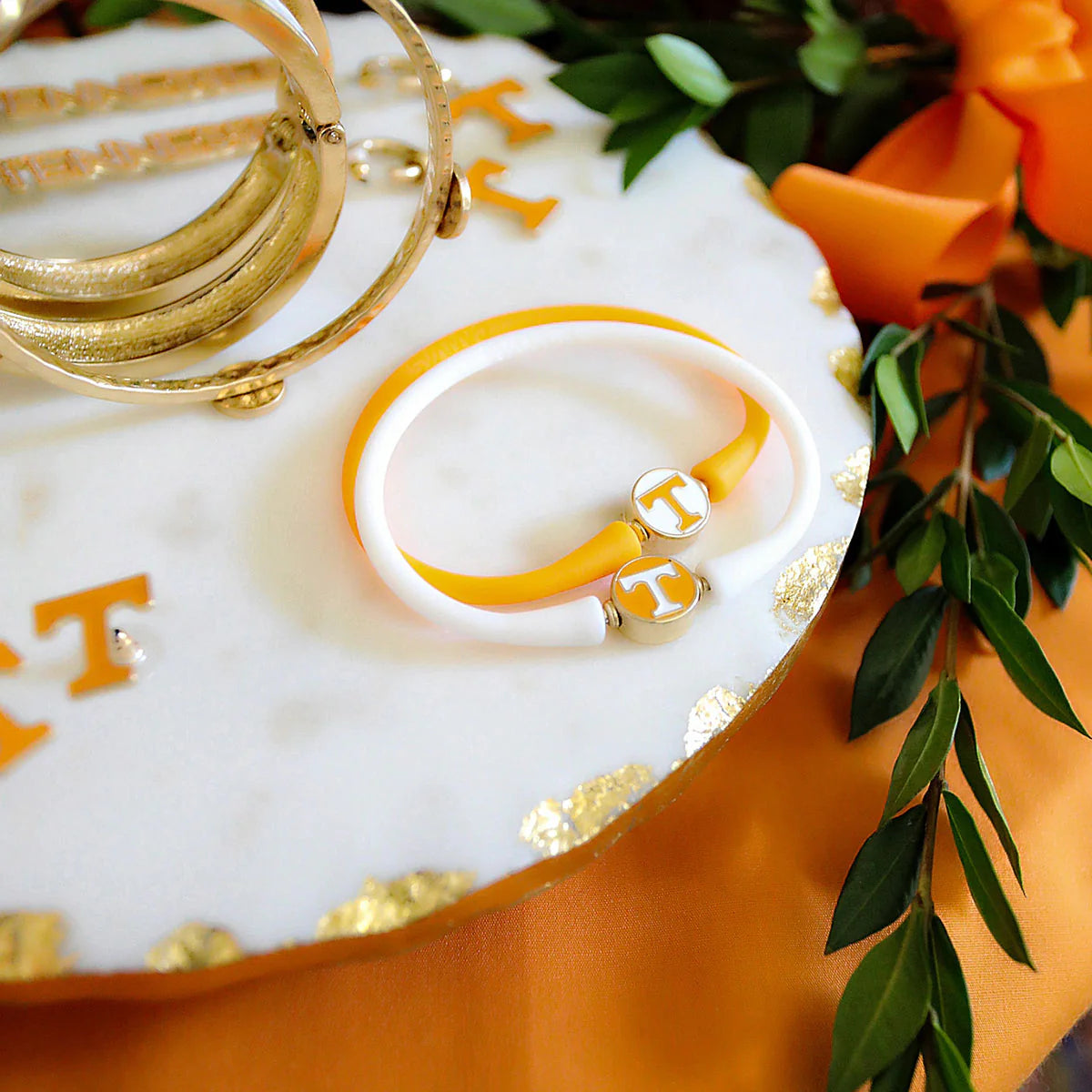 University of Tennessee Bali Silicone Bracelets
