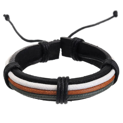 MM Leather Bracelets - Adjustable- Assorted