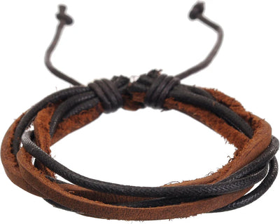 MM Leather Bracelets - Adjustable- Assorted