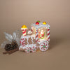 7.5"L B/O Lighted Spinning Water Globe Gingerbread Train w/ Timer