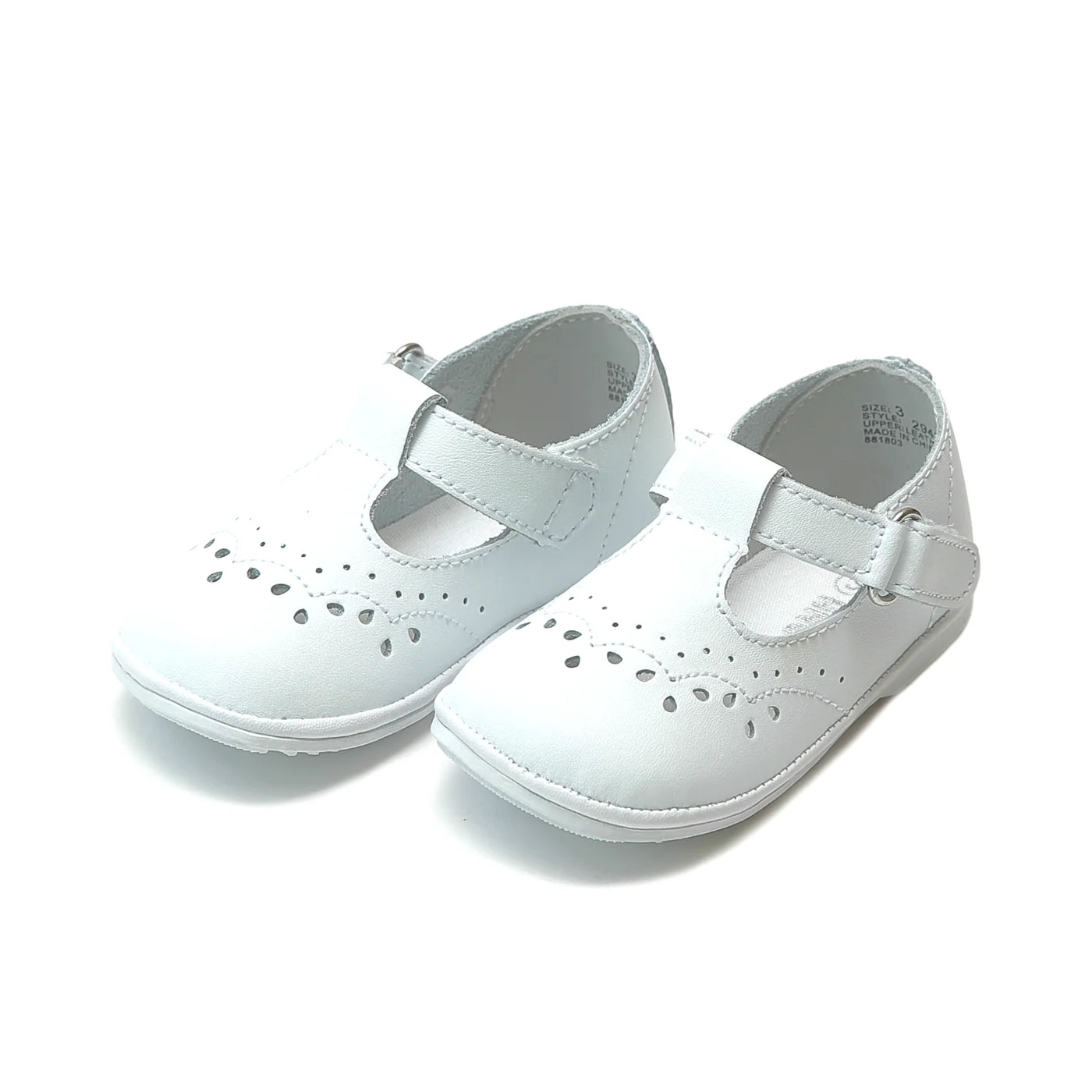 Birdie White T-Strap Mary Jane Shoe