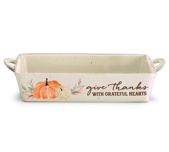 Give Thanks Pumpkin Bakeware