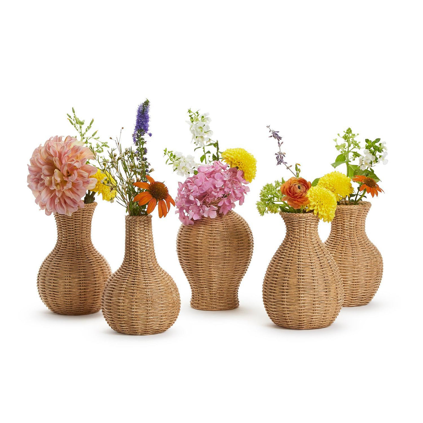 Natural Beauties Basket Weave Pattern Vase