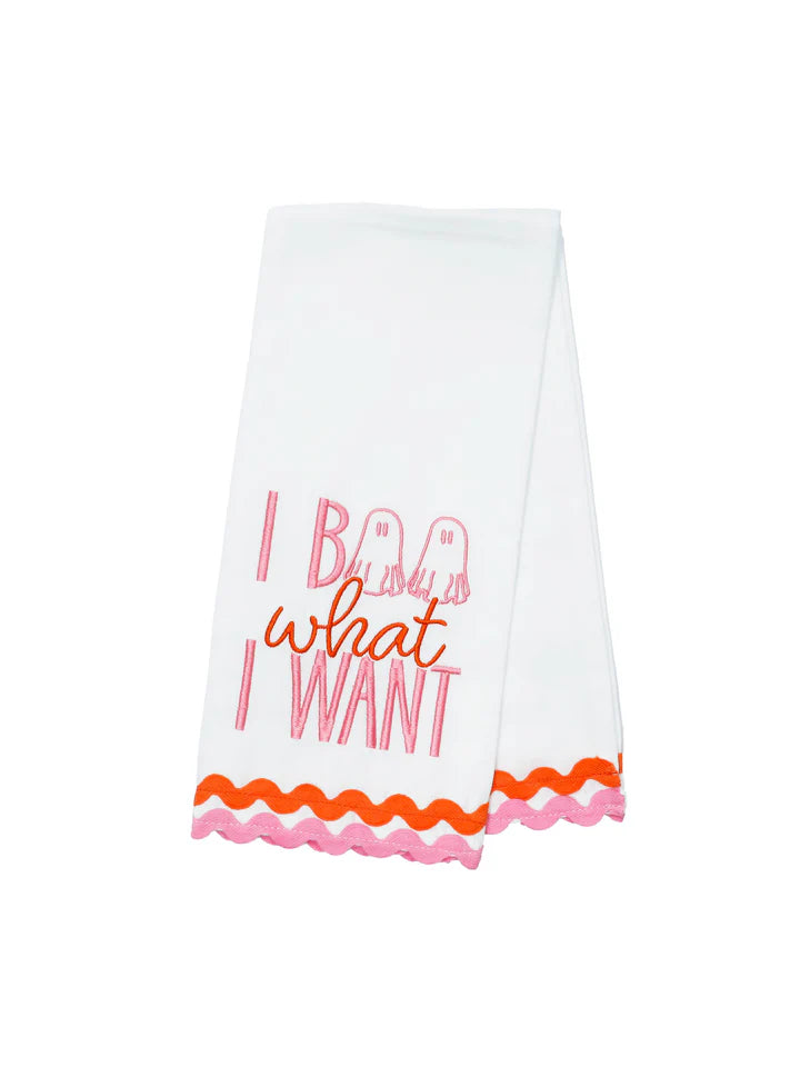 Tea Towel | I Boo What I Want