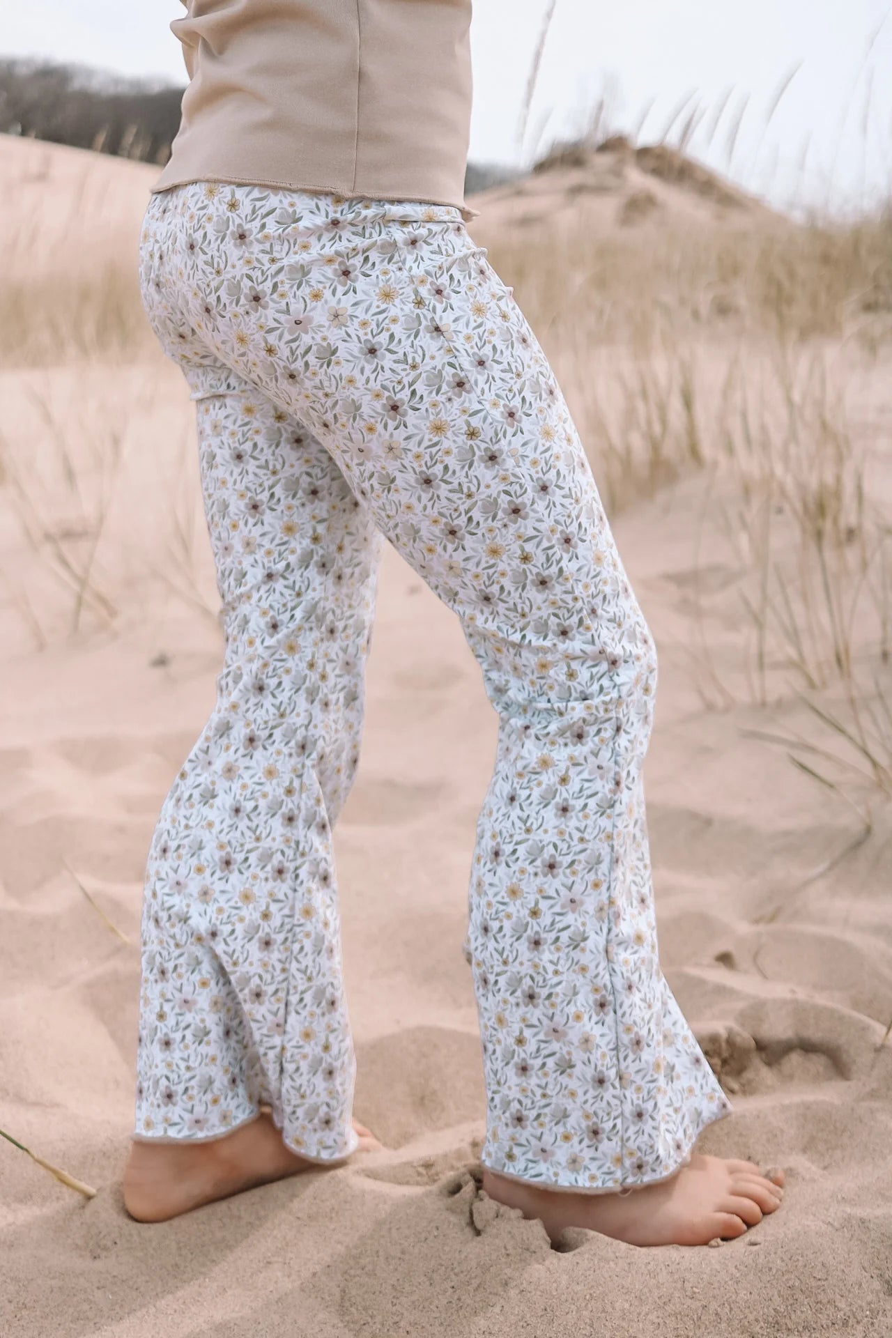 Tween Girl Floral Flare Leggings