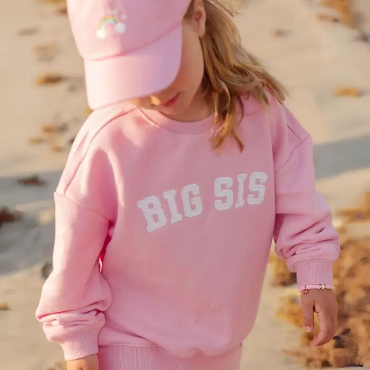 Big Sis Sweatshirt Pink