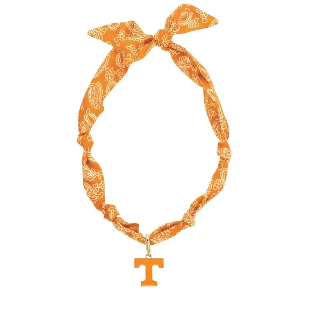 TN Vols Bandana Scarf Necklace