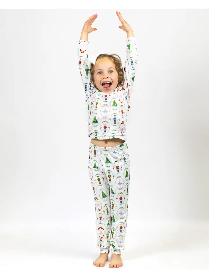 Kid's Nutcracker Waltz Long Sleeve Pajamas