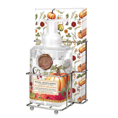 Foaming Hand Soap & Napkin Set- Holiday Assorted