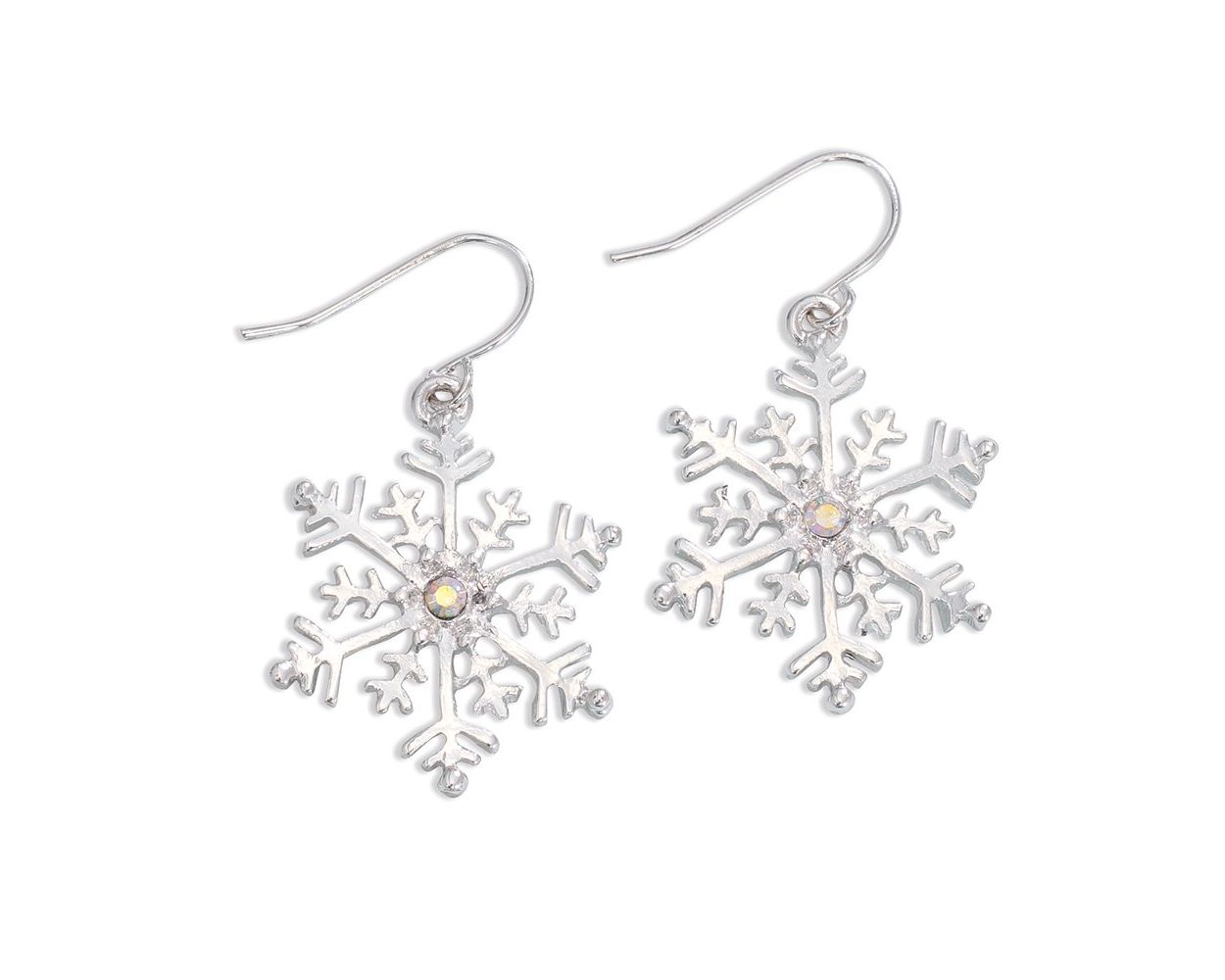 Silver Snowflakes Earrings