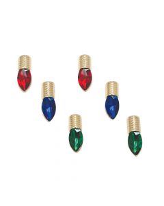 Crystal Christmas Bulbs Earrings