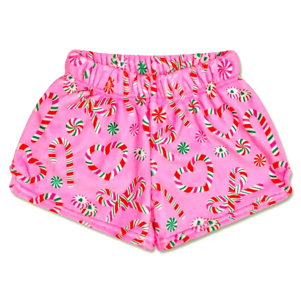 Holiday Plush Shorts- Assorted